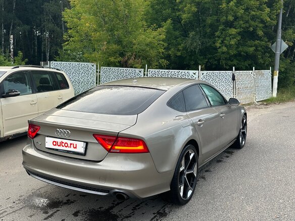 2013 Audi A7 S-tronic I (4G), бежевый, 2350000 рублей - вид 15