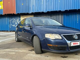 2008 Volkswagen Passat B6, синий, 530000 рублей, вид 3