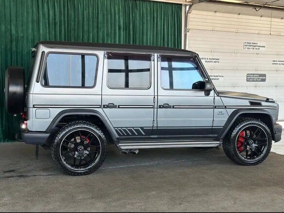 2015 Mercedes-Benz G-Класс AMG 63 AMG I (W463) Рестайлинг 3, серый, 6000000 рублей - вид 4