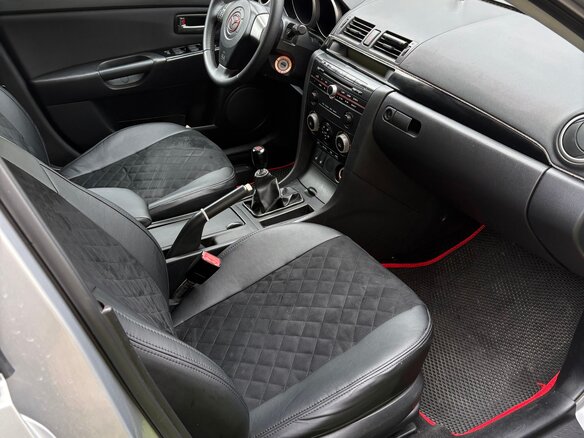 2005 Mazda 3 I (BK), серебристый, 400000 рублей - вид 7