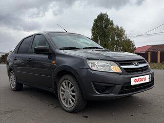 2015 Lada (ВАЗ) Granta I, серебристый, 350000 рублей, вид 2