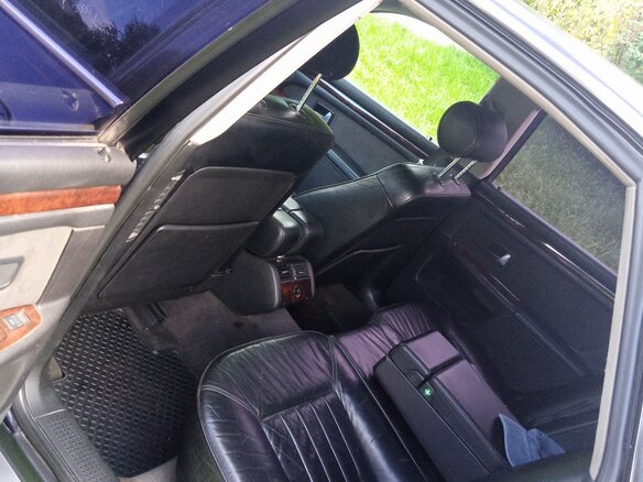 2001 Audi A8 I (D2) Рестайлинг, синий, 700000 рублей - вид 9