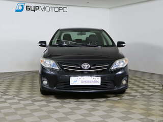 2011 Toyota Corolla X (E140, E150) Рестайлинг, чёрный, 849990 рублей, вид 2