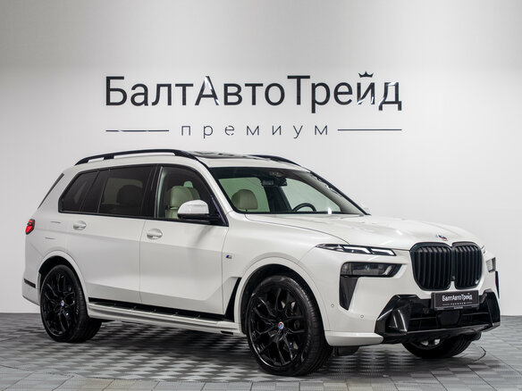 2023 BMW X7 40d I (G07) Рестайлинг, белый, 11590000 рублей - вид 4