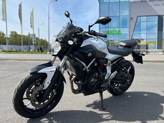 2015 Yamaha MT-07 (FZ-07), белый, 550000 рублей, вид 2