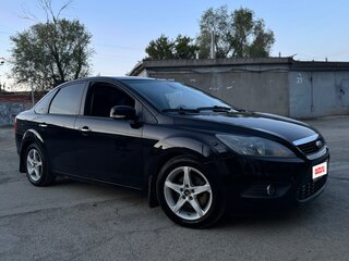 2009 Ford Focus II Рестайлинг, чёрный, 530000 рублей, вид 5