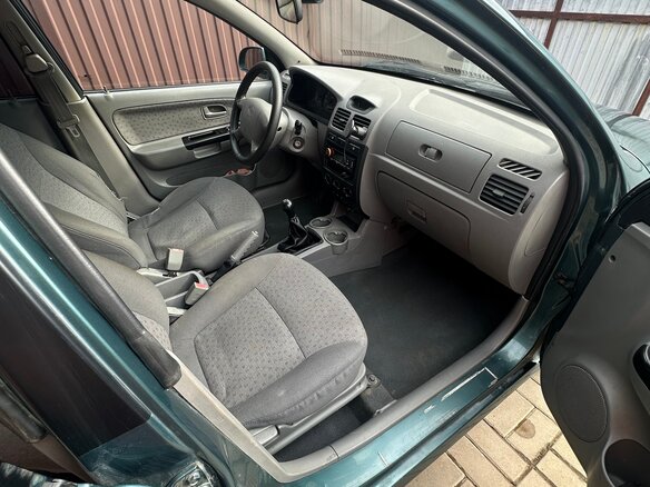 2003 Kia Rio I Рестайлинг, зелёный, 350000 рублей - вид 6
