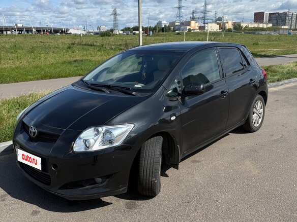 2008 Toyota Auris I, чёрный