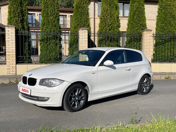 2008 BMW 1 серии 118i I (E81/E82/E87/E88) Рестайлинг, белый, 665000 рублей