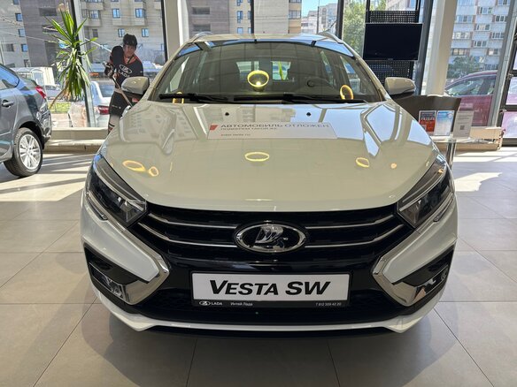 2026 Lada (ВАЗ) Vesta SW I Рестайлинг (NG), белый - вид 1