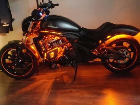 2017 Kawasaki EN650 Vulcan S, чёрный, 1020000 рублей, вид 1