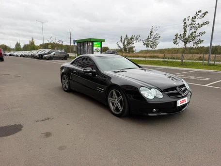 2002 Mercedes-Benz SL-Класс 500 5-speed V (R230), чёрный, 1900000 рублей, вид 3