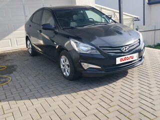 2016 Hyundai Solaris I Рестайлинг, чёрный, 830000 рублей, вид 3