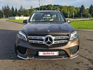 2017 Mercedes-Benz GLS 400 I (X166), коричневый, 3600000 рублей, вид 3