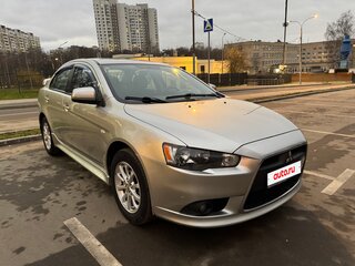 2012 Mitsubishi Lancer X Рестайлинг, серебристый, 849000 рублей, вид 2