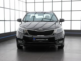 2017 Kia Rio III Рестайлинг, чёрный, 1250000 рублей, вид 2
