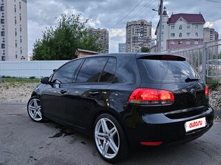 2009 Volkswagen Golf VI, чёрный, 700000 рублей, вид 3
