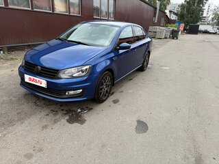 2019 Volkswagen Polo V Рестайлинг, синий, 1320000 рублей, вид 1