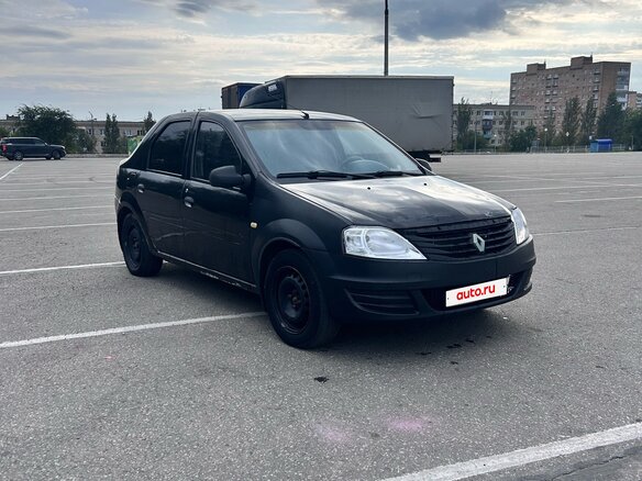 2012 Renault Logan I Рестайлинг, чёрный, 149999 рублей - вид 1