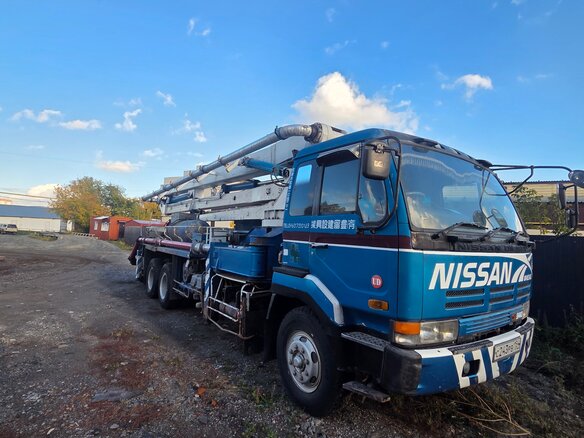 1990 Nissan Автобетононасос, синий, 5250000 рублей - вид 13