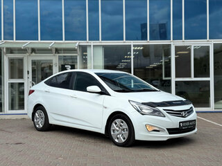 2016 Hyundai Solaris I Рестайлинг, белый, 870000 рублей, вид 2