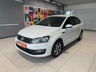 2018 Volkswagen Polo V Рестайлинг, белый, 719000 рублей, вид 1
