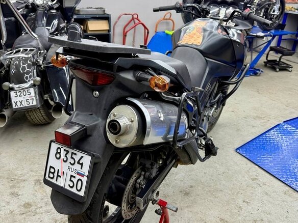 2008 Suzuki V-Strom DL 650, чёрный, 530000 рублей - вид 6