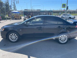 2012 Mitsubishi Lancer X Рестайлинг, чёрный, 615000 рублей, вид 2