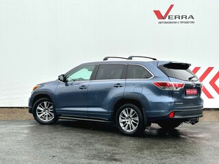 2014 Toyota Highlander III (XU50), голубой, 3150000 рублей, вид 3