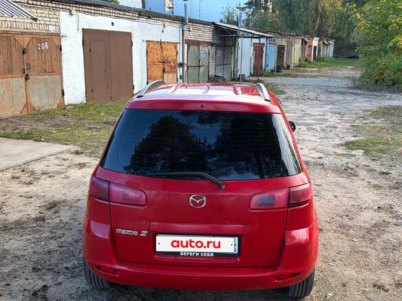 2003 Mazda 2 I (DY), красный, 240000 рублей - вид 4