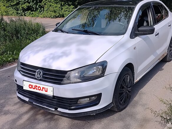 2016 Volkswagen Polo V Рестайлинг, белый