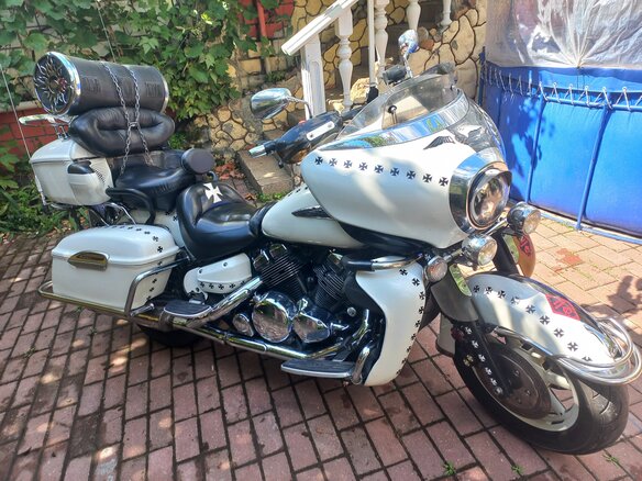 2007 Yamaha Venture Royal, чёрный, 519979 рублей - вид 1