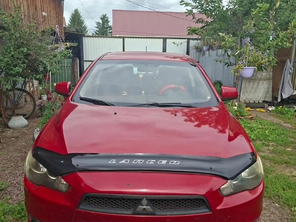 2007 Mitsubishi Lancer X, красный, 550000 рублей