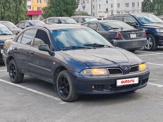 2001 Mitsubishi Carisma I Рестайлинг, синий, 185000 рублей, вид 4