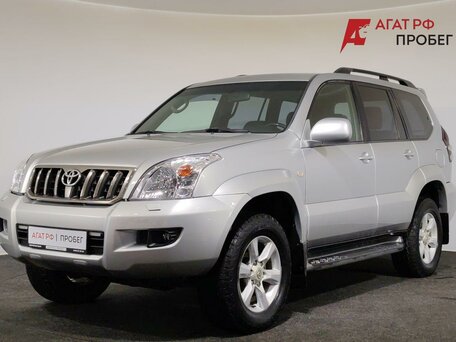 2008 Toyota Land Cruiser Prado 5-speed 120 Series Рестайлинг, серый, 1740000 рублей, вид 1