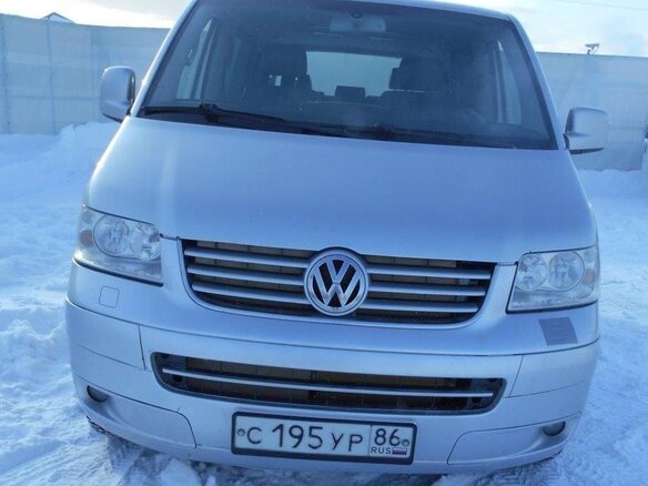 2006 Volkswagen Multivan T5, серебристый - вид 1