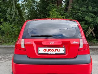 2008 Hyundai Getz I Рестайлинг, красный, 490000 рублей, вид 5