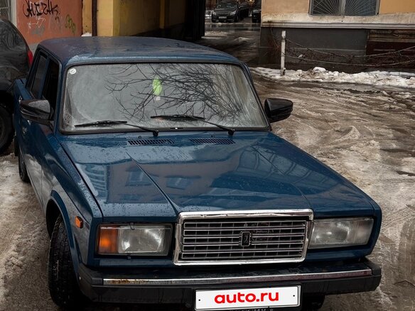 2007 Lada (ВАЗ) 2107, синий, 160000 рублей - вид 1