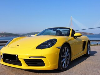 2018 Porsche Boxster IV 718 (982), жёлтый, 6800000 рублей, вид 3