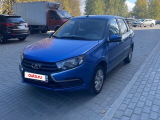 2018 Lada (ВАЗ) Granta I Рестайлинг, синий, 500000 рублей, вид 1