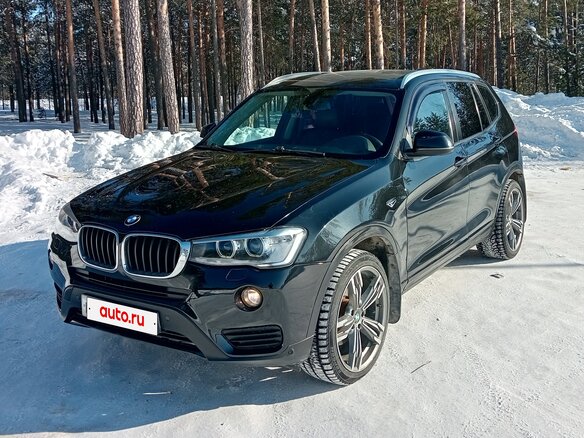 2016 BMW X3 28i xDrive II (F25) Рестайлинг, чёрный, 2390000 рублей