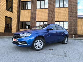 2021 Lada (ВАЗ) Vesta I, синий, 875000 рублей, вид 5