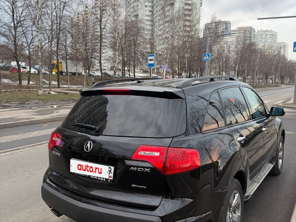 2008 Acura MDX II, чёрный - вид 4