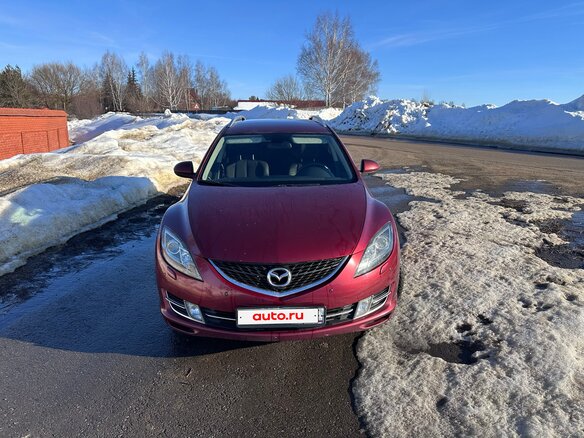 2008 Mazda 6 II (GH), красный, 630000 рублей