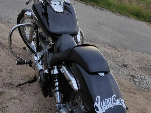 2008 Honda Shadow 750, чёрный, 515000 рублей - вид 14