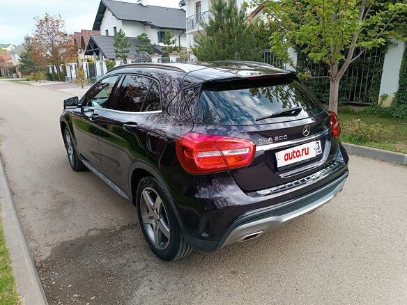 2015 Mercedes-Benz GLA 200 I (X156), фиолетовый, 1900000 рублей - вид 10