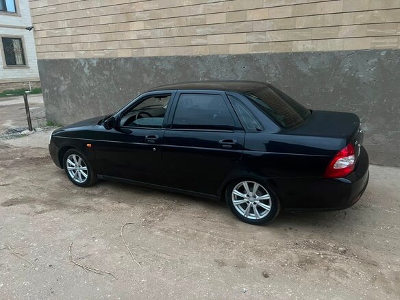 2008 Lada (ВАЗ) Priora I, чёрный, 180000 рублей - вид 6