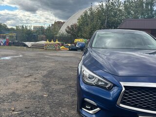 2018 Infiniti Q50 I Рестайлинг, синий, 2070000 рублей, вид 4
