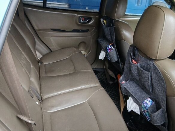 2003 Hyundai Santa Fe I, синий, 330000 рублей - вид 11