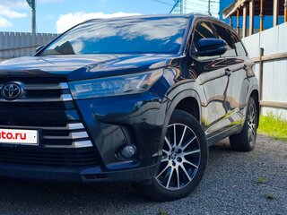 2016 Toyota Highlander III (XU50) Рестайлинг, чёрный, 3350000 рублей, вид 1